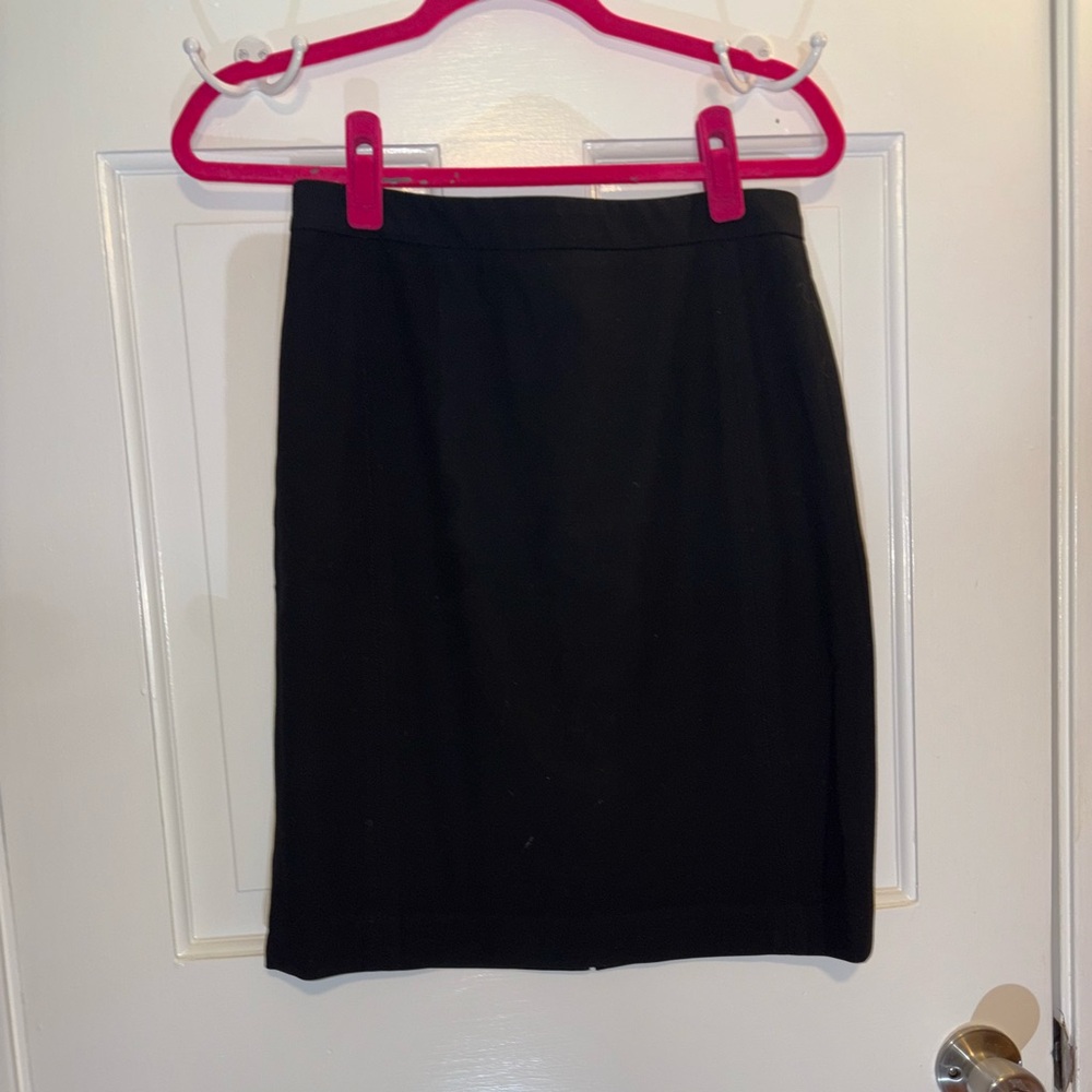 Ann Taylor Elegant Black Pencil Skirt